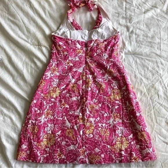 Lilly Pulitzer Lavin Chum Bucket Halter Dress - Picture 9 of 12
